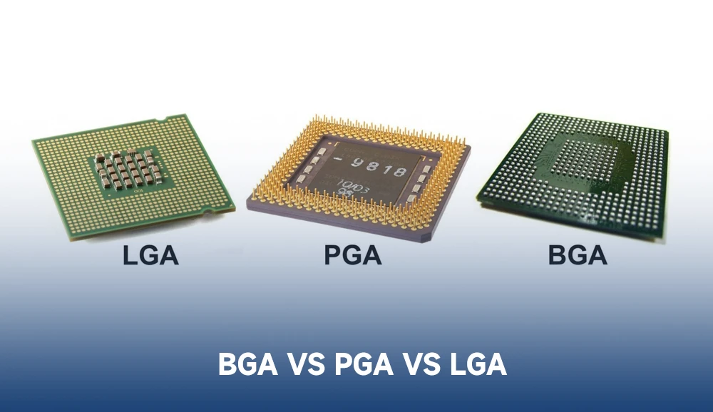 BGA vs PGA vs LGA